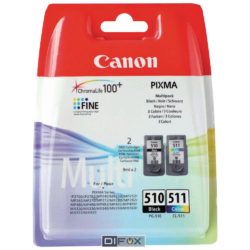 Canon Ink Cartridge PG-510 + CL-511 Black and Tri-Colour